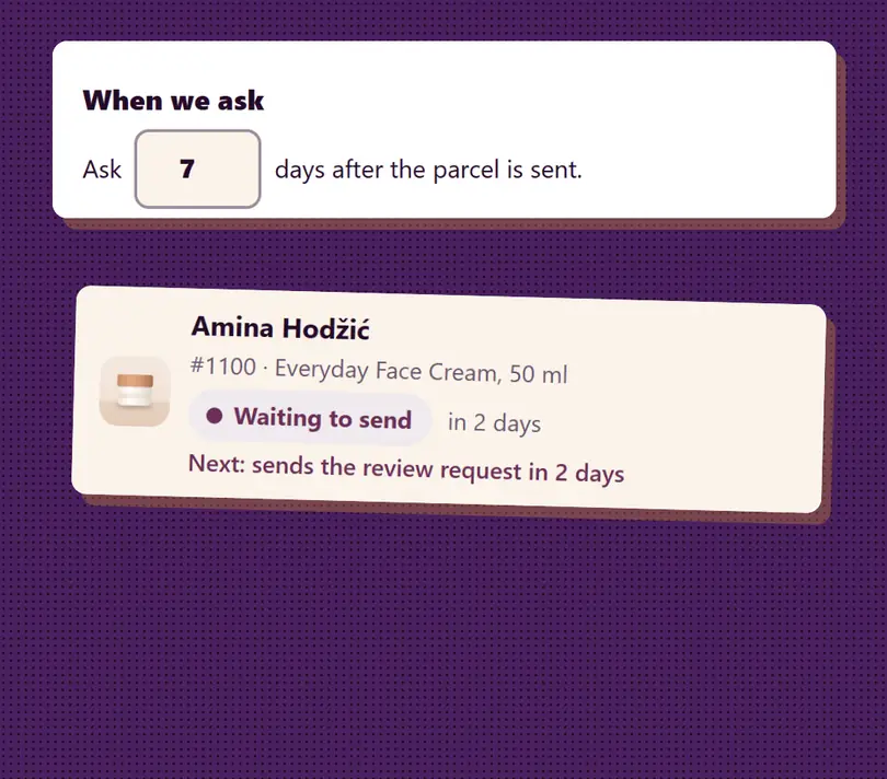 Praisin čeka paket prije nego što pita